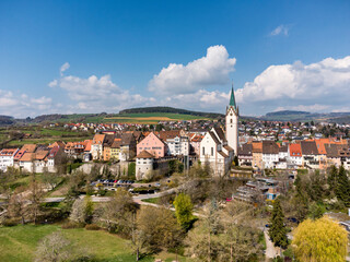 Die historische Altstadt von Engen im Hegau