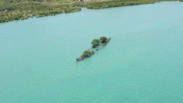 Drone in Cockle Bay on Magnetic Island Townsville Australia