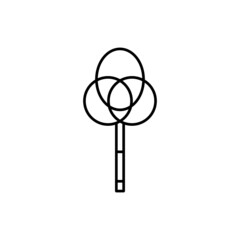 Beater carpet icon in flat black line style, isolated on white background 