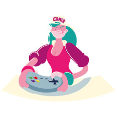 girl gamer character