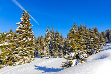 Amazing sunrise in Belmeken, Rila Mountains, Bulgaria