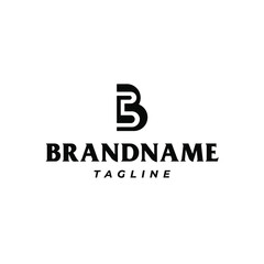 Modern Letter B Monogram Logo