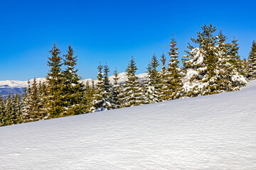 Amazing sunrise in Belmeken, Rila Mountains, Bulgaria