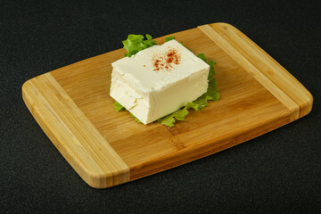 Greek traditional soft feta cheese