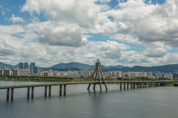 Obraz premium han river bridge