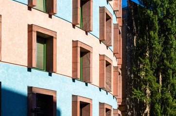 Facade of the Berlin Social Science Center Building