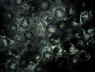 Imaginatory fractal background generated Image