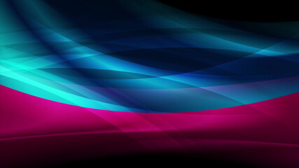 Abstract blue and purple liquid glossy waves background