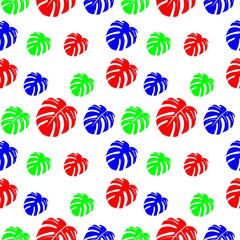 Monstera obliqua leaf background. suitable for wallpapers, covers, etc. editable. eps file