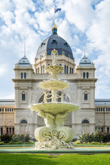 Fountain in Carlton Gardens Royal Exhibition Building, Melbourne, Australia