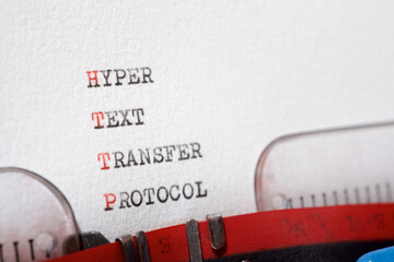 Hyper text transfer protocol