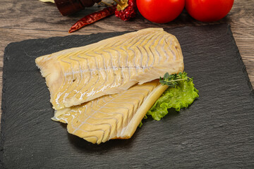 Raw cod fish for cooking