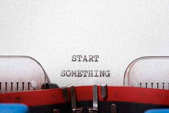 Start Something Concept