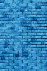 Blue brick building wall. Interior of a modern loft. Background for design