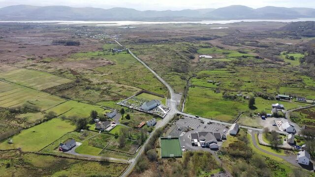 BALLYMACKILDUFF, KILCLOONEY, DONEGAL , IRELAND - March 19 2021 : St. Conal's church belongs to the diocese of Raphoe.