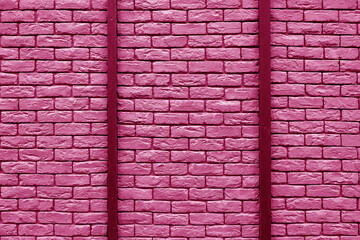 Pink brick building wall. Interior of a modern loft. Background for design