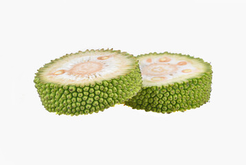 Jackfruit isolated on white background