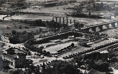 acqui terme landscape of the city in the 40s