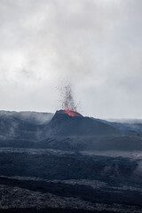 Eruption volcanique du Piton de la Fournaise à la Réunion
