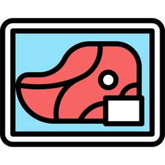 Meat pack icon, Supermarket and Shopping mall related vector