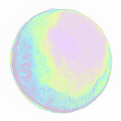 Fototapeta premium Abstract colored pastel gradient circle on paper