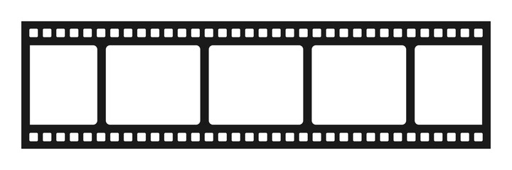 Vector Film Strip. Cinema Film Strip concept. Template Film Strip, isolated. Vector illustration