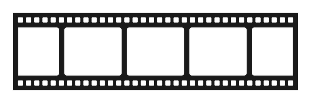 Vector Film Strip. Cinema Film Strip concept. Template Film Strip, isolated. Vector illustration