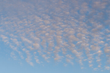 Nubes en el cielo, en el municipio de Puerto de la Cruz
