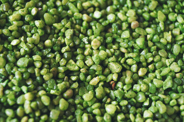 green small stones beautiful unique background natural material scenery macro horizontal image abstraction 