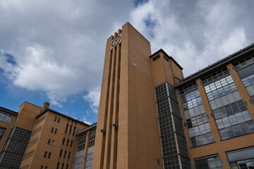 Uhrenturm der Osram-Höfe in Berlin, Stadtteil Wedding