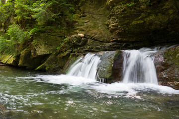 Obraz premium Beautiful summer landscape in Carpathian mountains