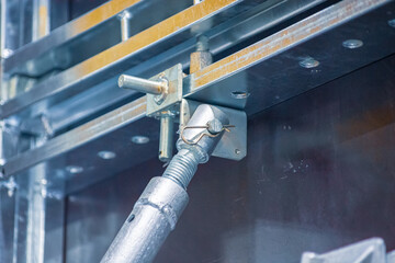 Supports for wall formwork supports