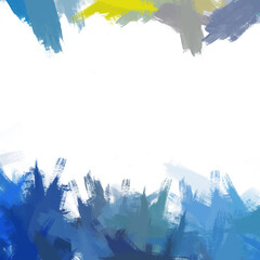 Brushed Painted Abstract Background. Brush stroked painting. Artistic vibrant and colorful wallpaper..