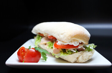 bocadillo vegetal