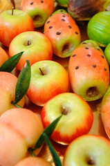 Sicilian candied fruit is a typical dessert of the region that is sold in many shops in the region