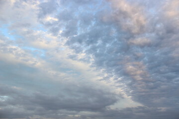 Fototapeta na wymiar clouds in the sky.