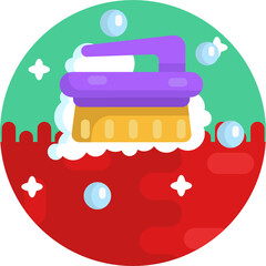Cleaning Icon. Vector Illustration.
