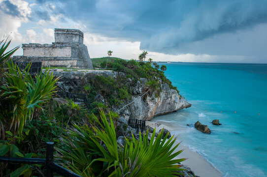 view of the tulum beach 