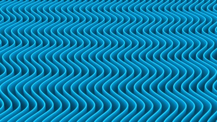 Fototapeta na wymiar 3d render background Wallpaper abstraction blue curved lines curves composition