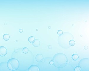 Fresh water bubble background vector