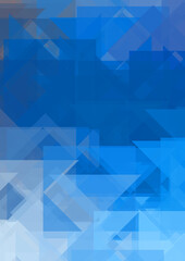 Overlapping design with triangles background. Abstract geometric wallpaper. Geometrical colorful triangular shapes.