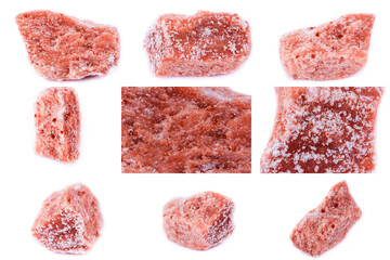 Collection of stone mineral Galit