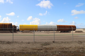 SIF plant on the Maasvlakte for production of monopiles for windturbines