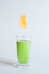 fruits on a white background