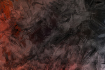 Modern art. Brushed Painted Abstract Background. Brush stroked painting. Strokes of paint. 2D Illustration.´