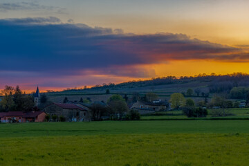 atardecer en Chardonay