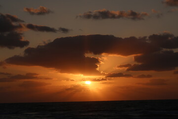 Sunset in Miami, Florida