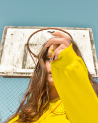 girl on the playground