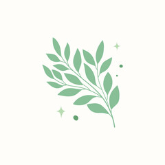 Fototapeta premium Set of&nbsp; modern floral vector banner. Botanical illustration template background. Abstract plant elements for print design, social media, post banner and presentation.
