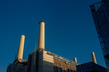 Battersea Power Station, River Thames, Wandsworth, London, England - 04 April 2021